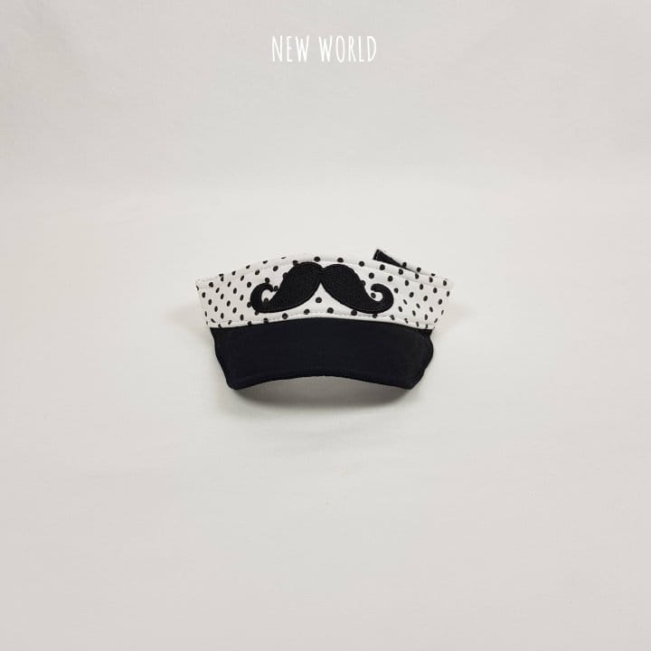 New World - Korean Children Fashion - #discoveringself - Dot Mustache Sun Cap - 9