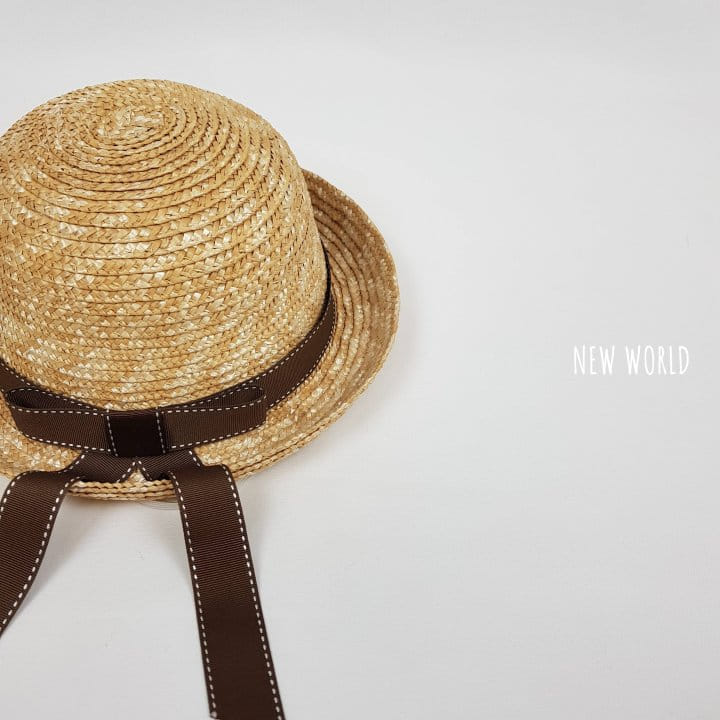 New World - Korean Children Fashion - #designkidswear - Straw Ribbon Chaplin Hat - 4