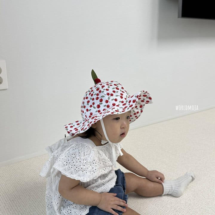 New World - Korean Children Fashion - #kidsshorts - Cherry Kkockji Hoolra Hat - 2