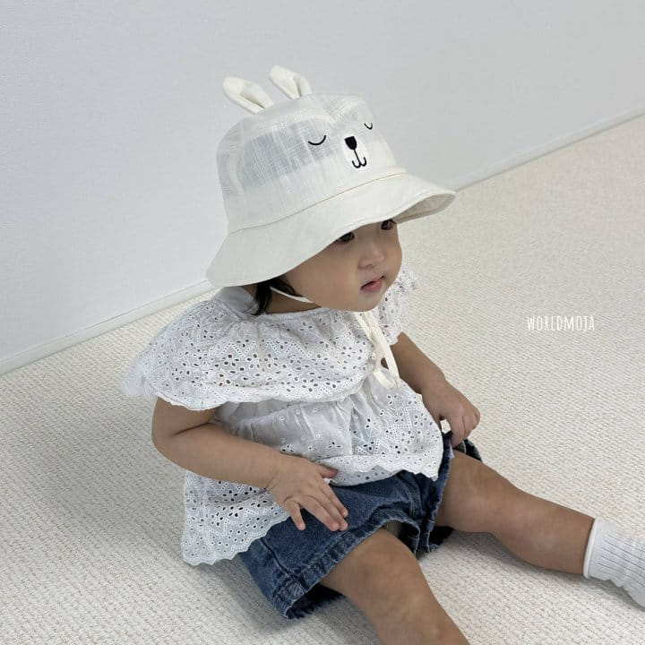 New World - Korean Children Fashion - #kidzfashiontrend - Sleeping Rabbit Bucket Hat