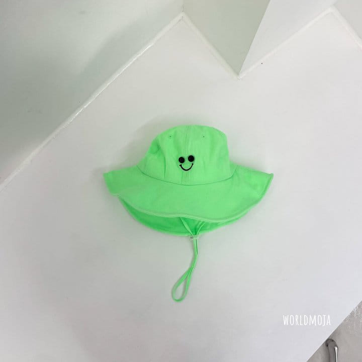 New World - Korean Children Fashion - #kidzfashiontrend - Neon Button Smile Bucket Hat - 10
