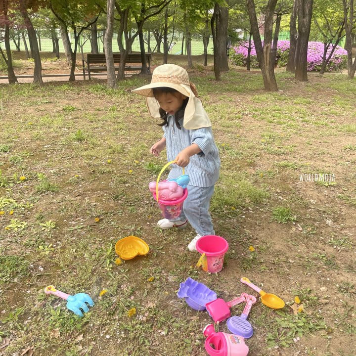 New World - Korean Children Fashion - #littlefashionista - Jisa Bandana Duck Brim Hat - 2
