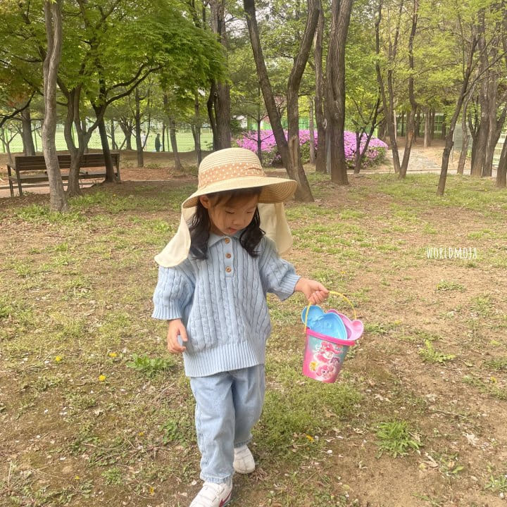 New World - Korean Children Fashion - #magicofchildhood - Jisa Bandana Duck Brim Hat - 3