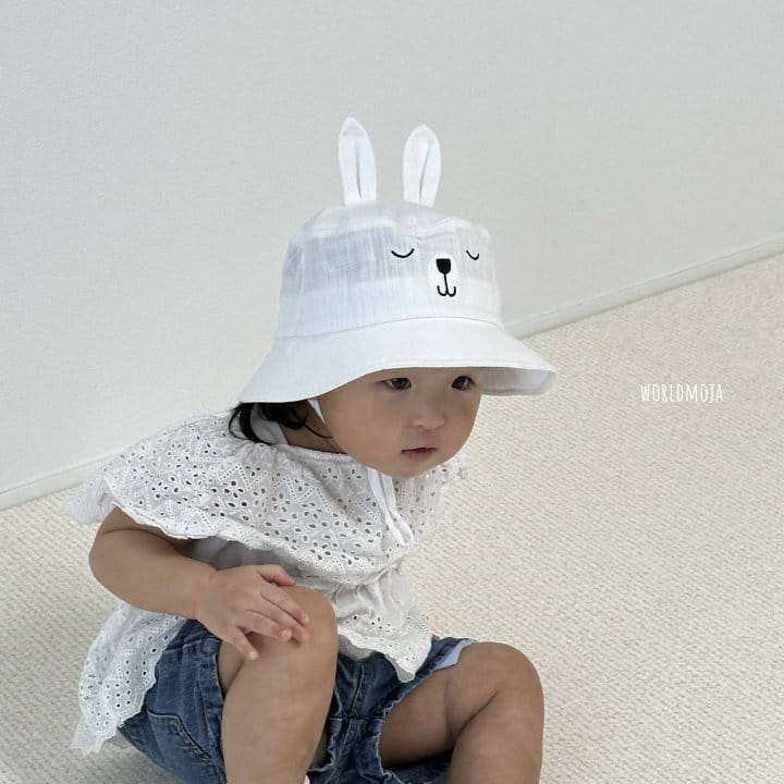 New World - Korean Children Fashion - #minifashionista - Sleeping Rabbit Bucket Hat - 5