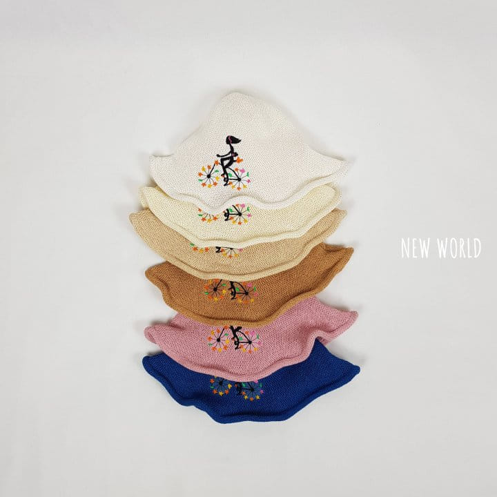 New World - Korean Children Fashion - #minifashionista - Jisa Embroidery Bucket Hat