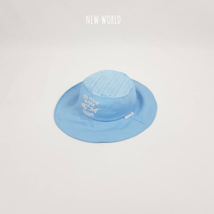 New World - Korean Children Fashion - #minifashionista - Shark Mesh Bucket Hat - 4