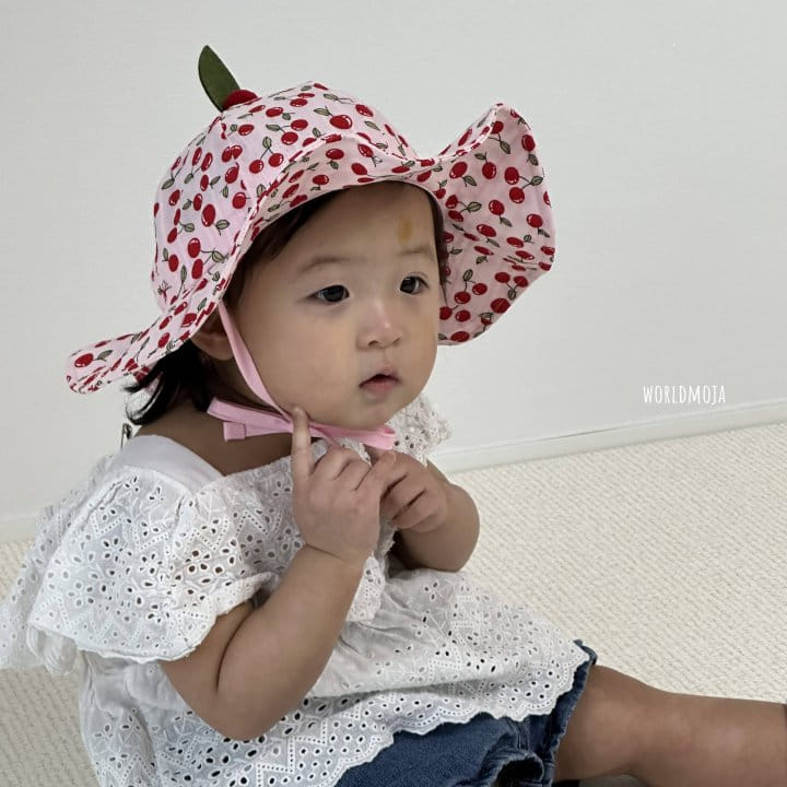 New World - Korean Children Fashion - #todddlerfashion - Cherry Kkockji Hoolra Hat - 10