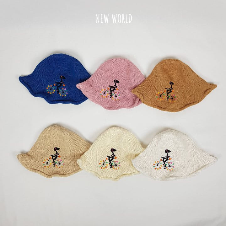 New World - Korean Children Fashion - #todddlerfashion - Jisa Embroidery Bucket Hat - 3