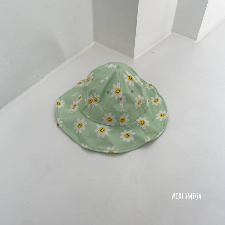 New World - Korean Children Fashion - #toddlerclothing - Smile Flower Bucket Hat - 7
