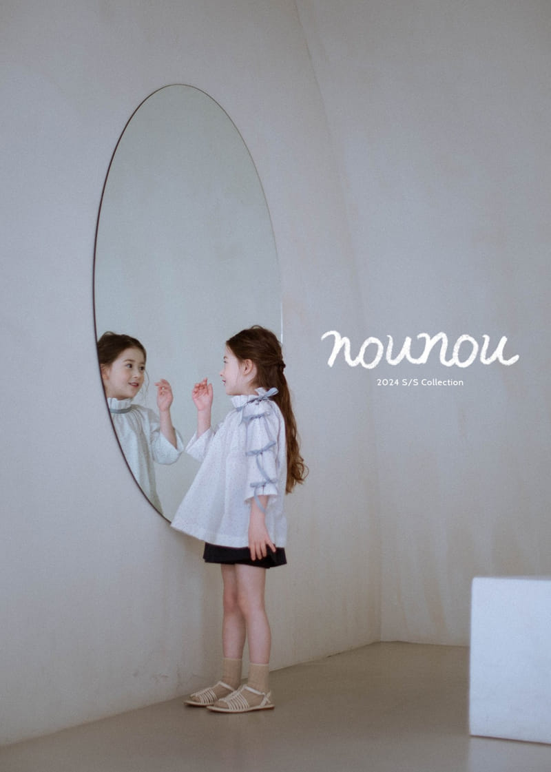 Nounou - Korean Children Fashion - #kidzfashiontrend - Ribbon Blouse - 4
