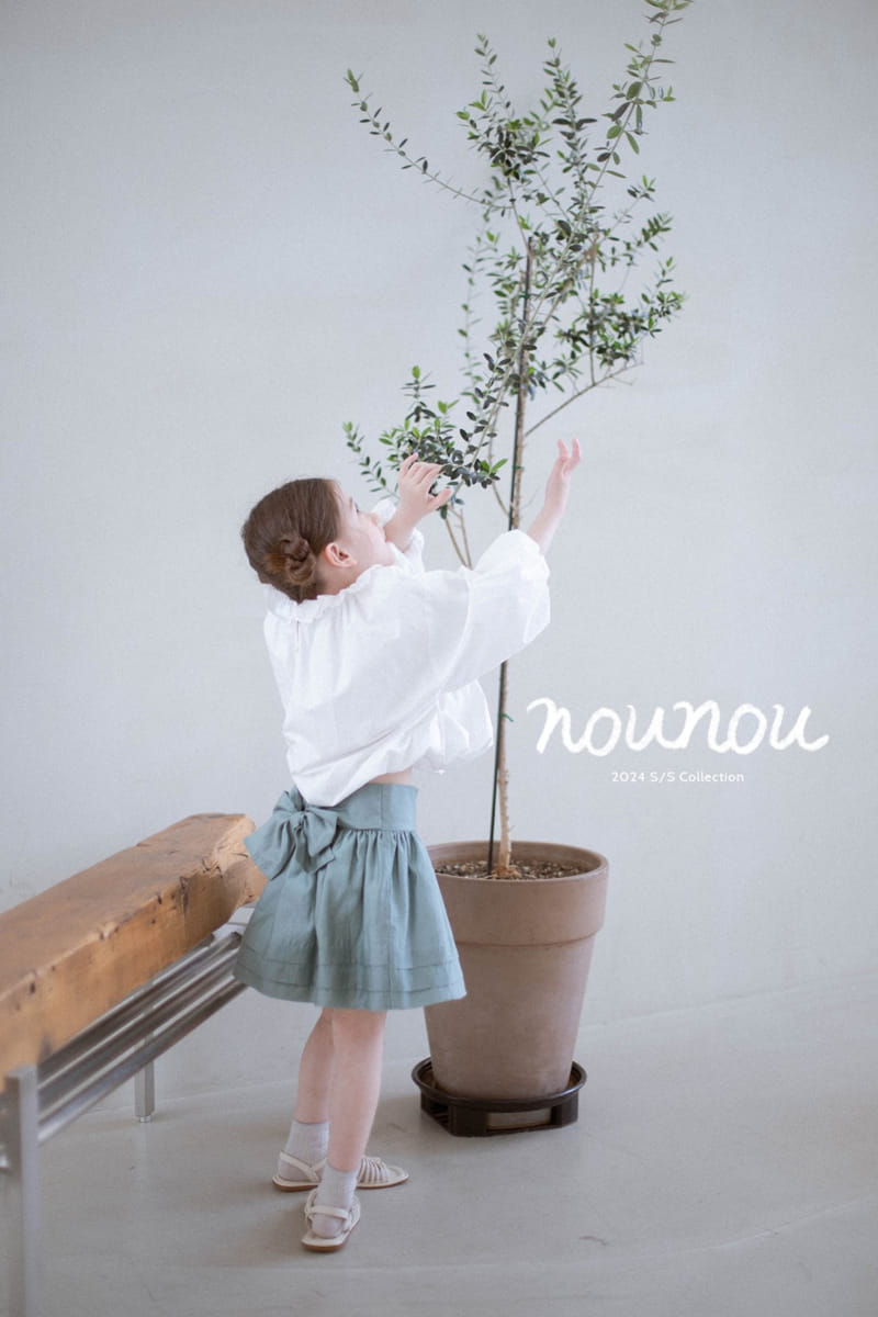 Nounou - Korean Children Fashion - #childrensboutique - Ribbon Skirt - 7