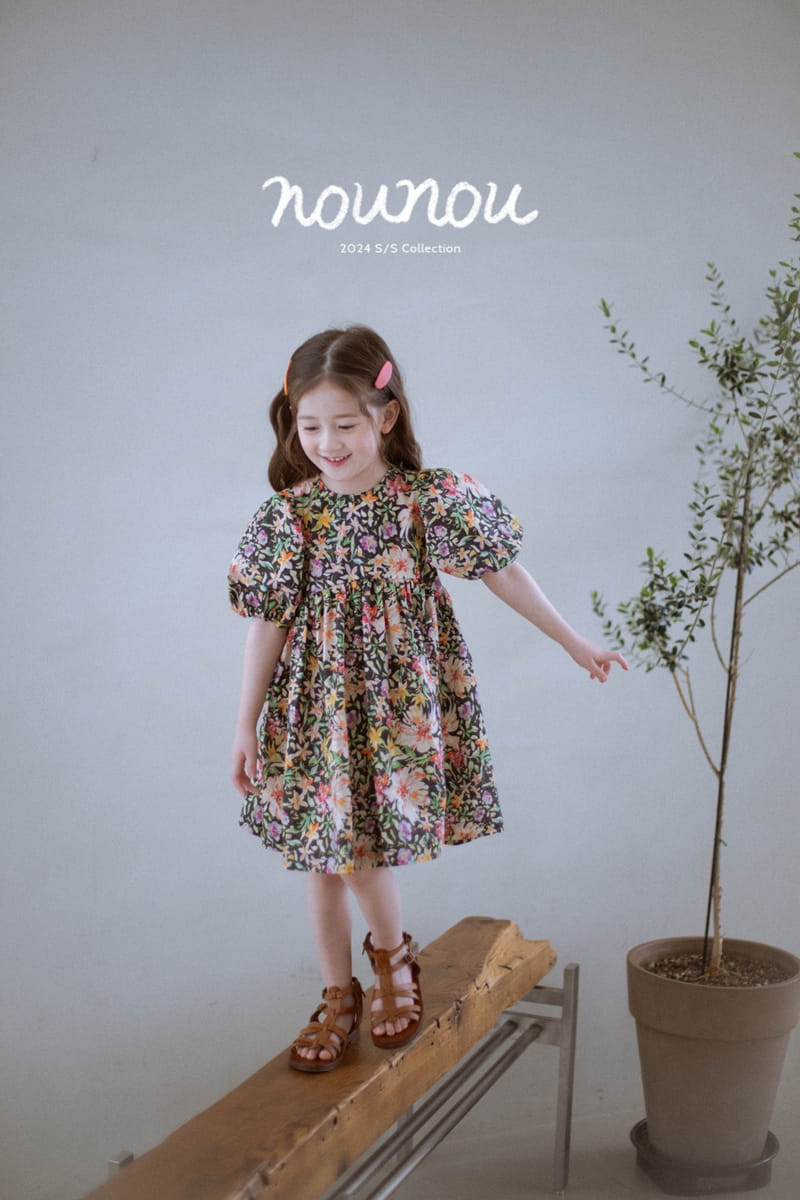 Nounou - Korean Children Fashion - #childofig - Freesia One-Piece - 4