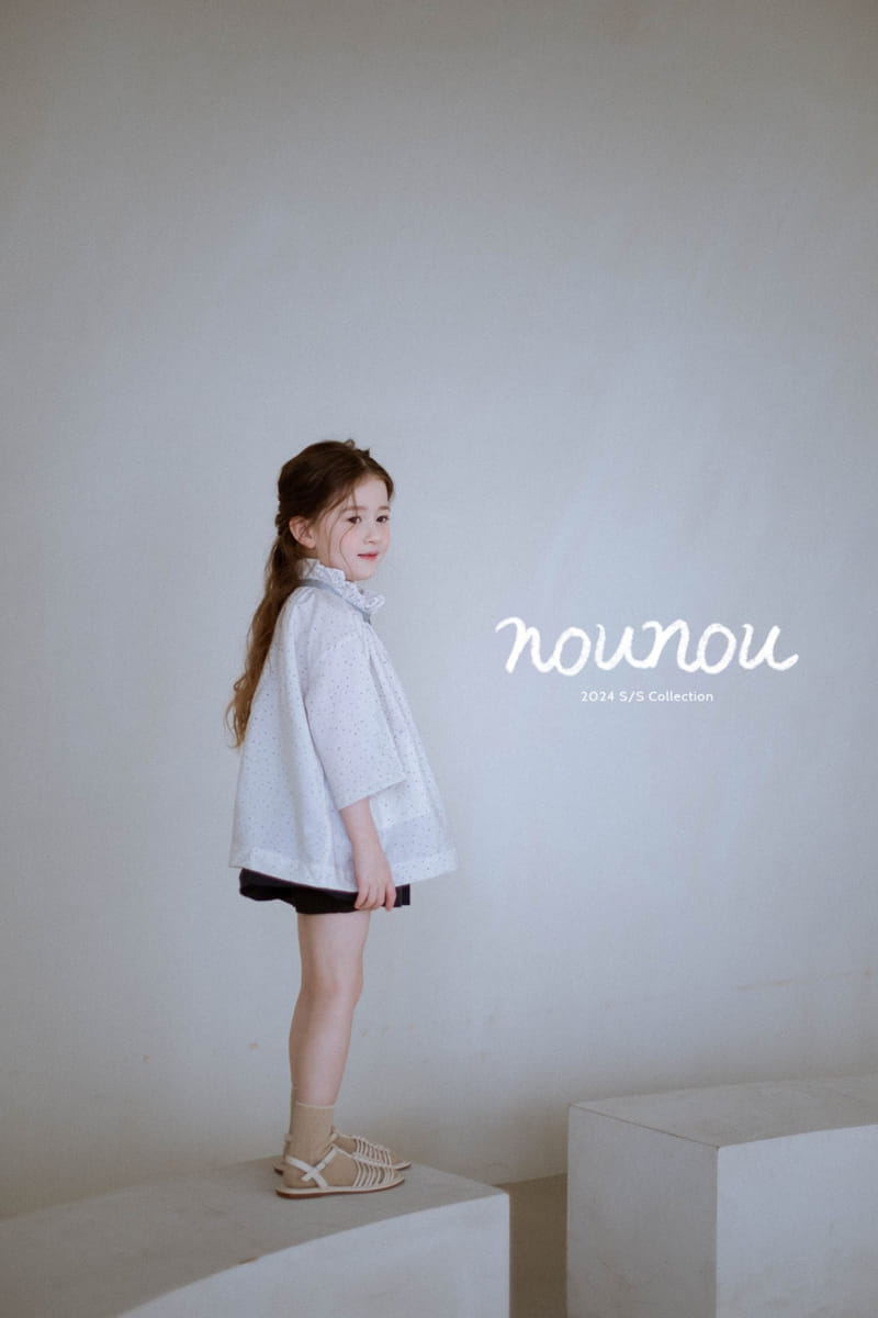 Nounou - Korean Children Fashion - #todddlerfashion - Ribbon Blouse - 9