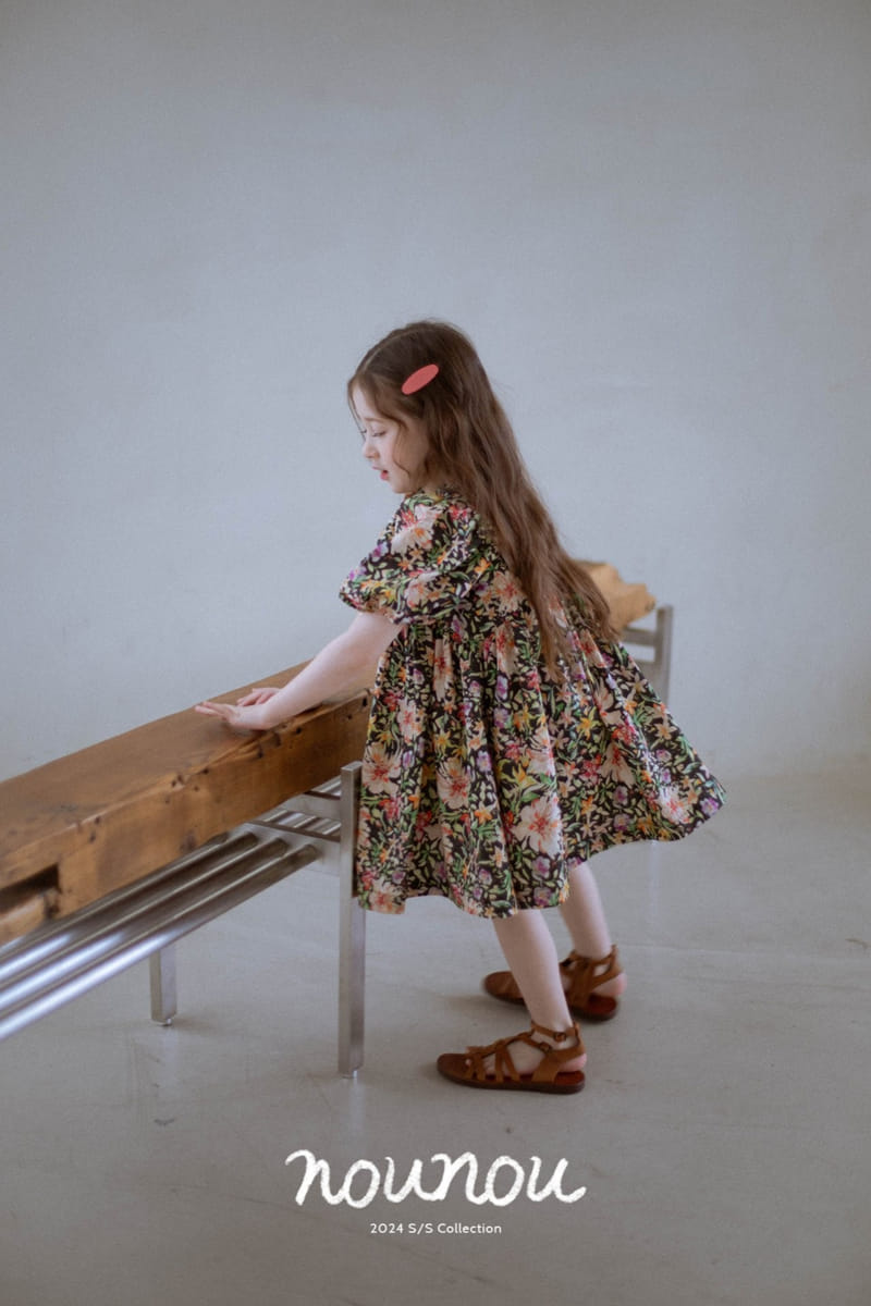 Nounou - Korean Children Fashion - #toddlerclothing - Freesia One-Piece