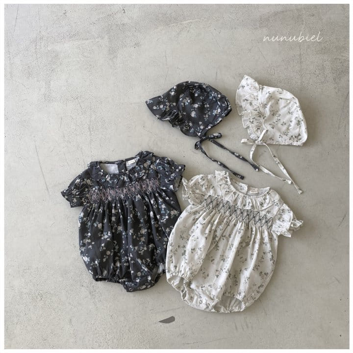 Nunubiel - Korean Baby Fashion - #babyboutique - Yomamtte Romper Bonnet - 3
