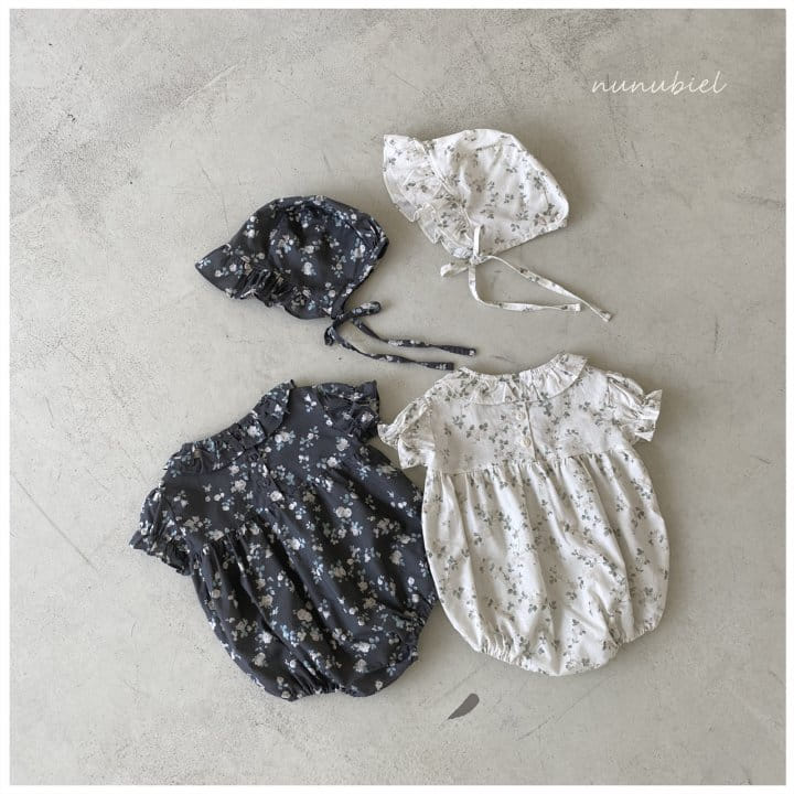 Nunubiel - Korean Baby Fashion - #babyboutique - Yomamtte Romper Bonnet - 4