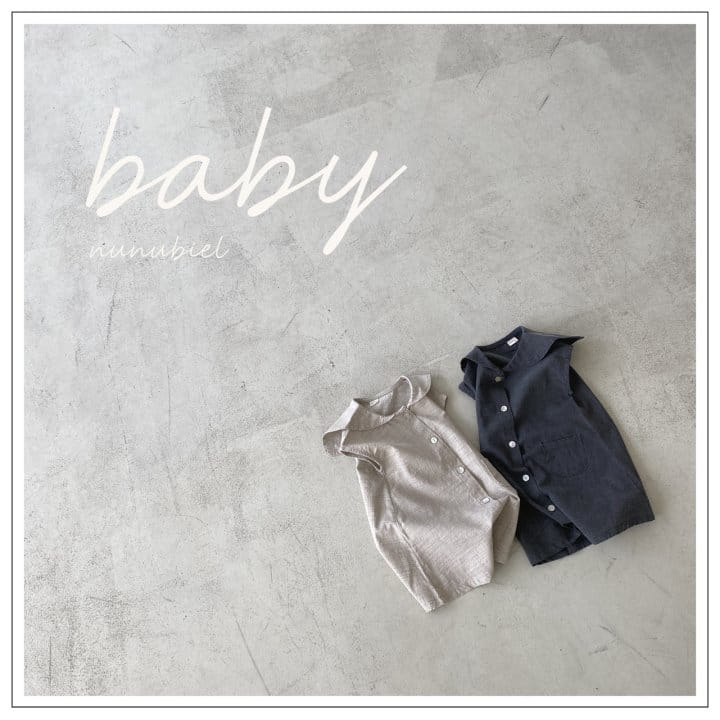 Nunubiel - Korean Baby Fashion - #babylifestyle - Slub Romper