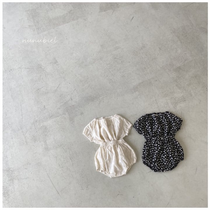 Nunubiel - Korean Baby Fashion - #babyoninstagram - Gypsophila Top Bottom Set - 2