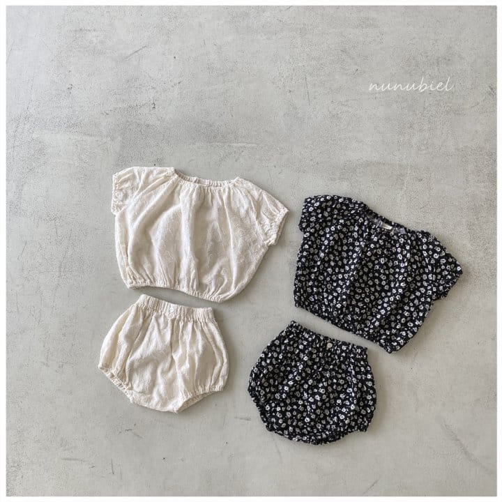 Nunubiel - Korean Baby Fashion - #babyootd - Gypsophila Top Bottom Set - 3