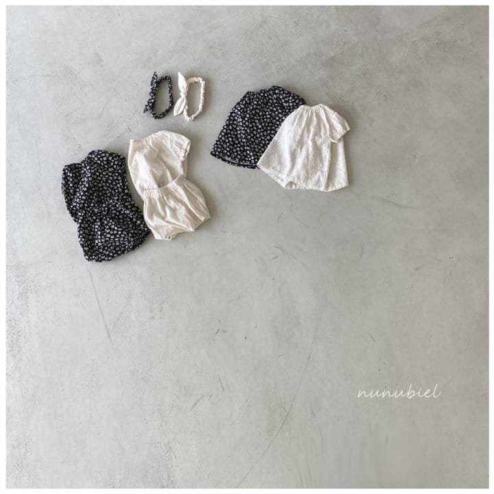 Nunubiel - Korean Baby Fashion - #babyoutfit - Gypsophila Top Bottom Set - 5