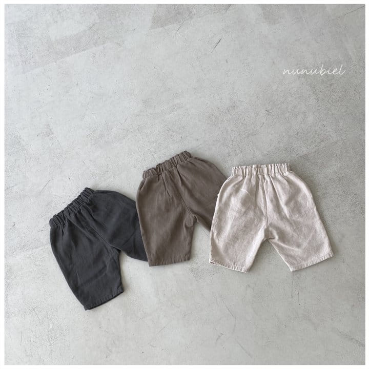 Nunubiel - Korean Children Fashion - #kidsshorts - Twill Pants - 4