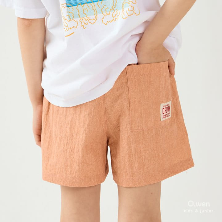 O Wen - Korean Children Fashion - #Kfashion4kids - Crown Pigment Shorts - 8