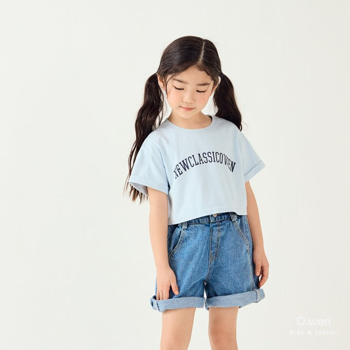O Wen - Korean Children Fashion - #Kfashion4kids - New Classic Crop Short Sleeve Tee - 3