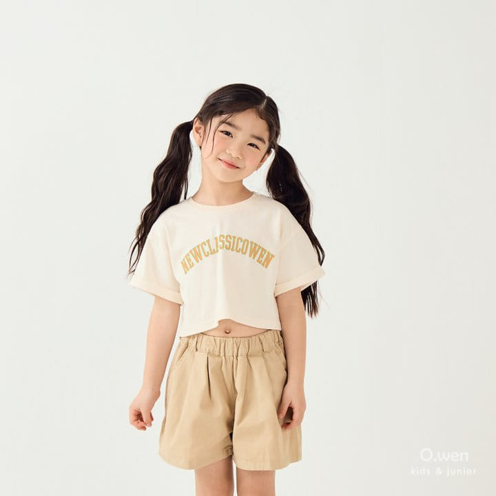 O Wen - Korean Children Fashion - #childofig - New Classic Crop Short Sleeve Tee - 11