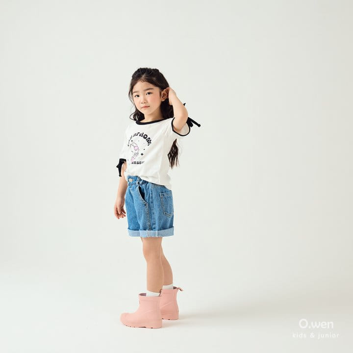 O Wen - Korean Children Fashion - #childofig - Rabbit Ribbon Short Sleeve Tee - 8