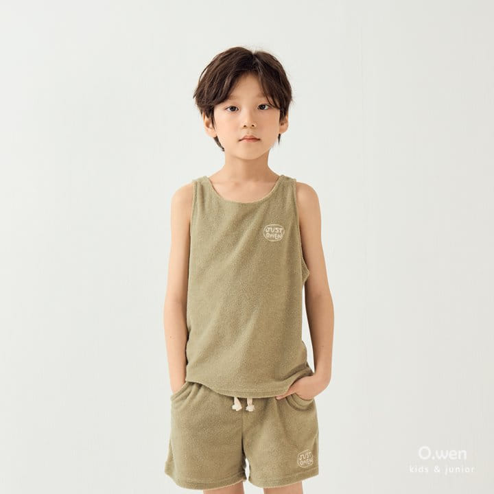 O Wen - Korean Children Fashion - #childofig - Vacation Terry Sleeveless Tee - 7