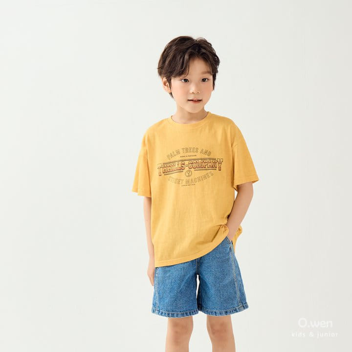 O Wen - Korean Children Fashion - #childrensboutique - Pigment Vintage Short Sleeve Tee - 10