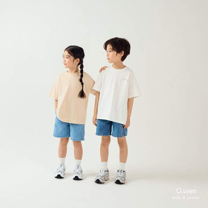 O Wen - Korean Children Fashion - #childrensboutique - Nice Denim Shorts - 3