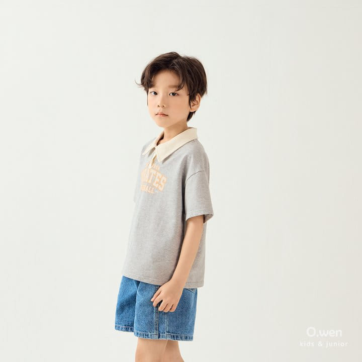 O Wen - Korean Children Fashion - #childrensboutique - Pittsburgh Collar Short Sleeve Tee - 10