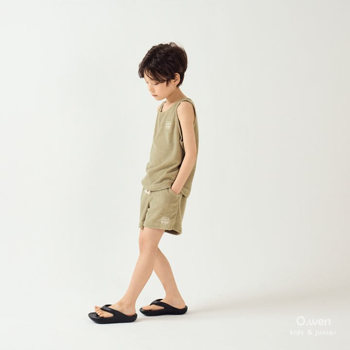 O Wen - Korean Children Fashion - #childrensboutique - Vacation Terry Sleeveless Tee - 8