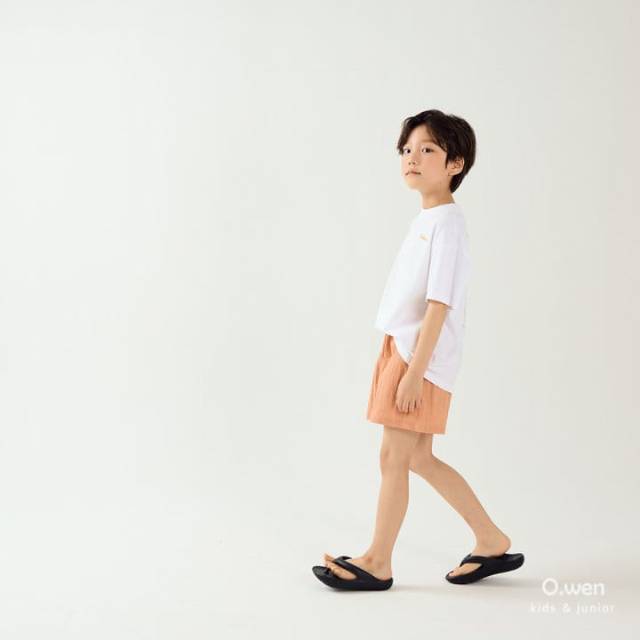 O Wen - Korean Children Fashion - #designkidswear - Crown Pigment Shorts - 2