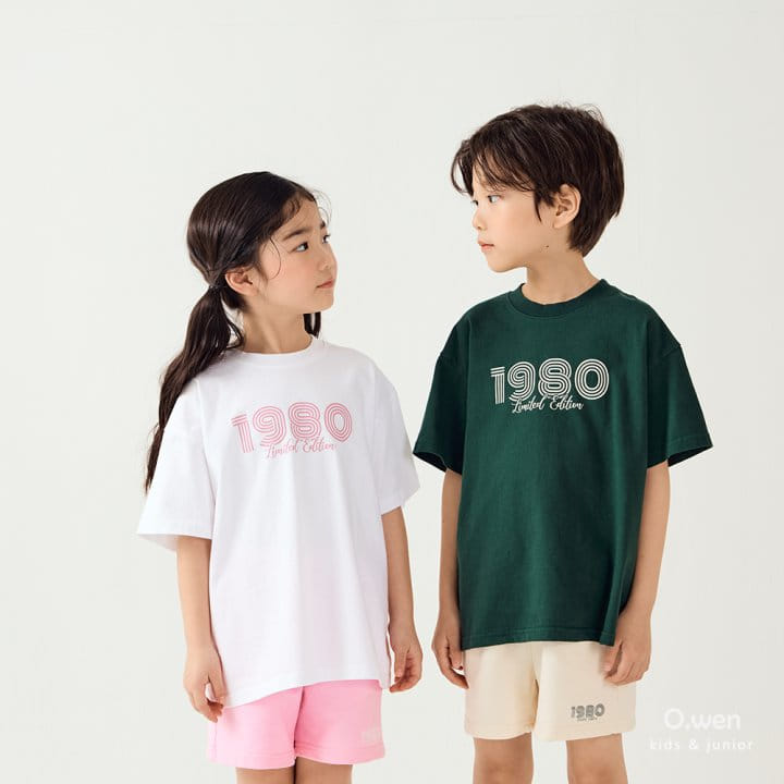 O Wen - Korean Children Fashion - #designkidswear - 1980 Short Sleeve Tee