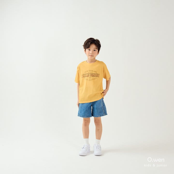 O Wen - Korean Children Fashion - #designkidswear - Pigment Vintage Short Sleeve Tee - 11