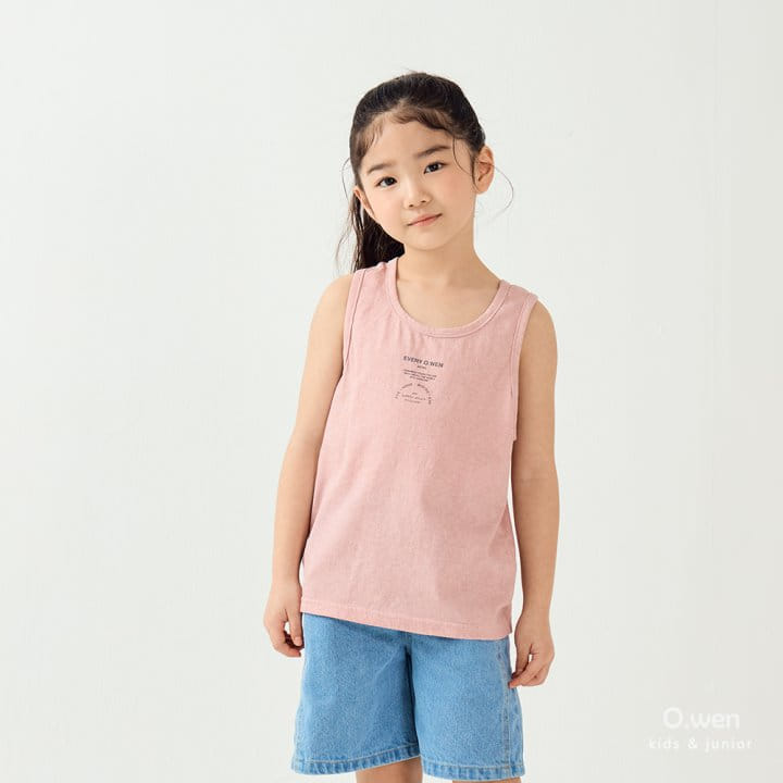 O Wen - Korean Children Fashion - #designkidswear - Day Slit Sleeveless Tee - 7