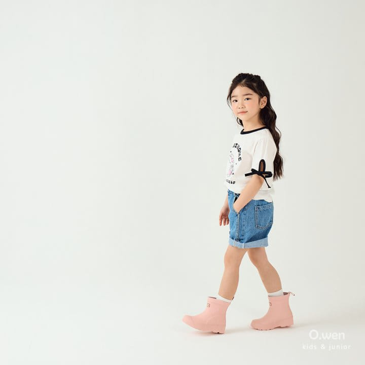 O Wen - Korean Children Fashion - #discoveringself - Rabbit Ribbon Short Sleeve Tee - 11