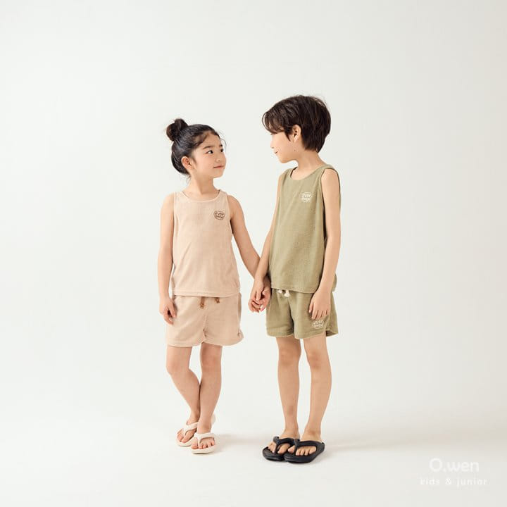 O Wen - Korean Children Fashion - #discoveringself - Vacation Terry Sleeveless Tee - 10