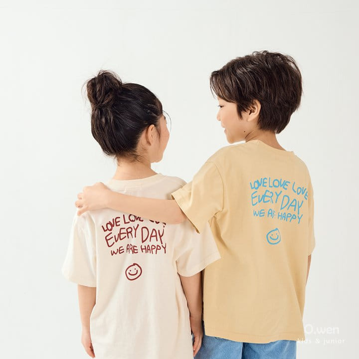 O Wen - Korean Children Fashion - #fashionkids - Smile Short Sleeve Tee