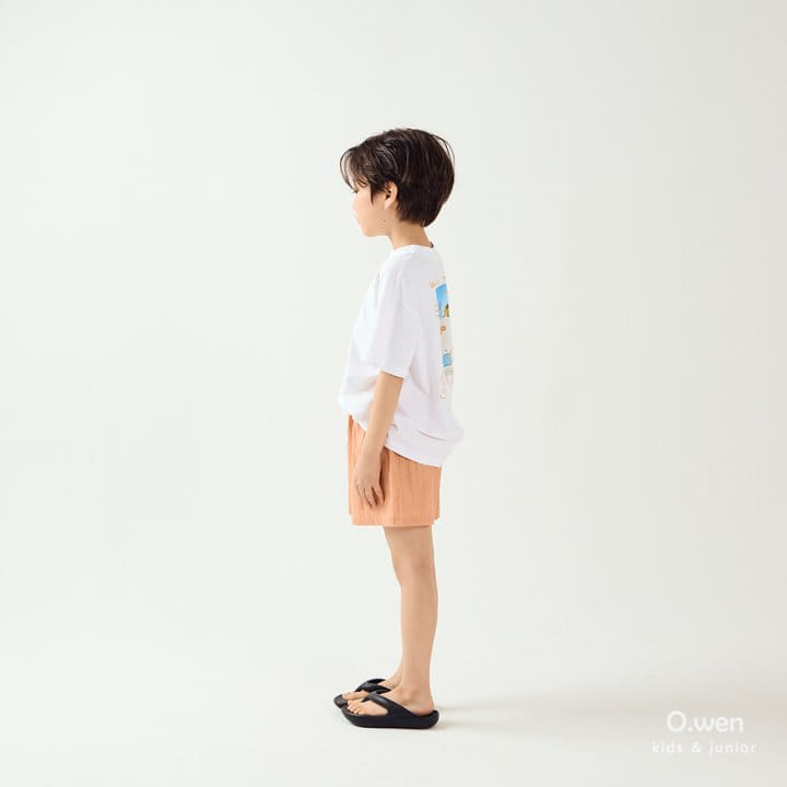 O Wen - Korean Children Fashion - #kidsshorts - Crown Pigment Shorts - 5