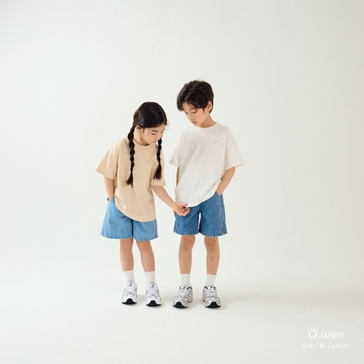 O Wen - Korean Children Fashion - #kidsshorts - High Pigment Short Sleeve Tee - 8