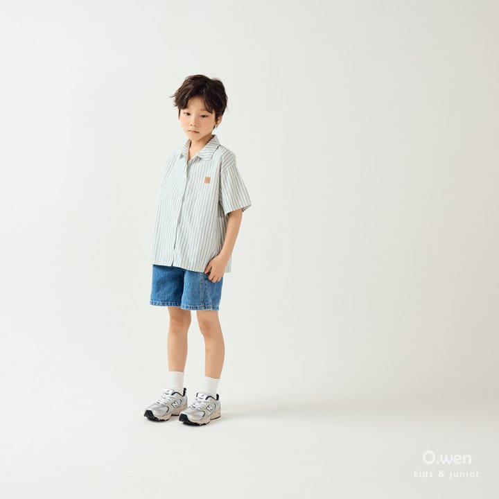 O Wen - Korean Children Fashion - #kidsshorts - Nice Denim Shorts - 7