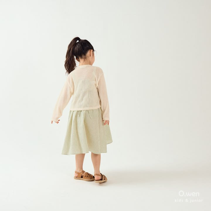 O Wen - Korean Children Fashion - #kidsshorts - Summer Ruff Cardigan - 5
