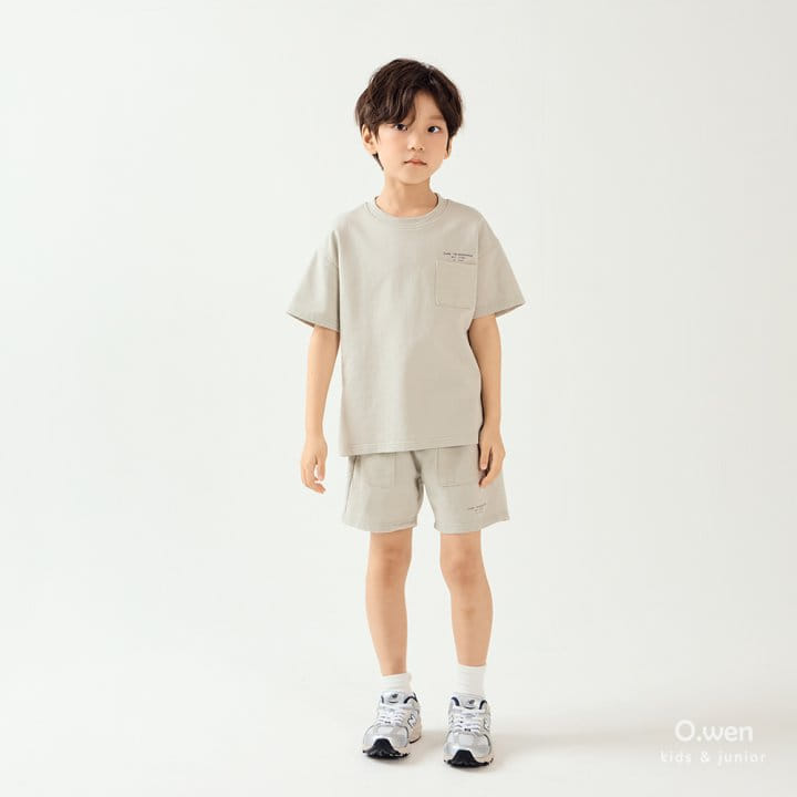 O Wen - Korean Children Fashion - #kidsshorts - In And Out Short Sleeve Tee - 3