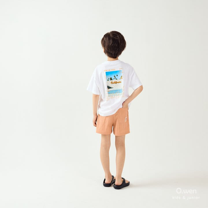 O Wen - Korean Children Fashion - #kidsstore - Crown Pigment Shorts - 6