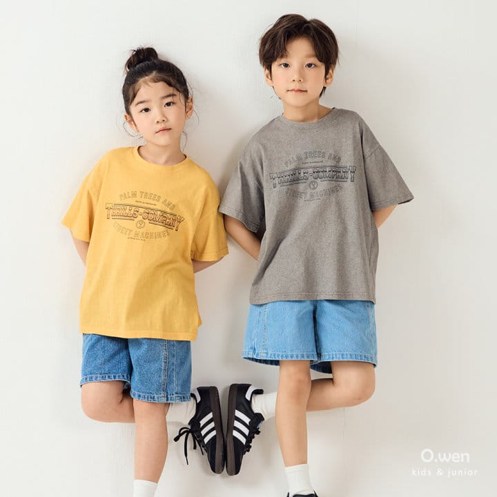 O Wen - Korean Children Fashion - #kidsstore - Pigment Vintage Short Sleeve Tee