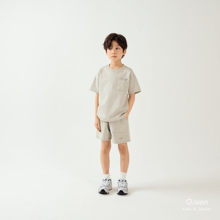 O Wen - Korean Children Fashion - #kidsshorts - In And Out Short Sleeve Tee - 4