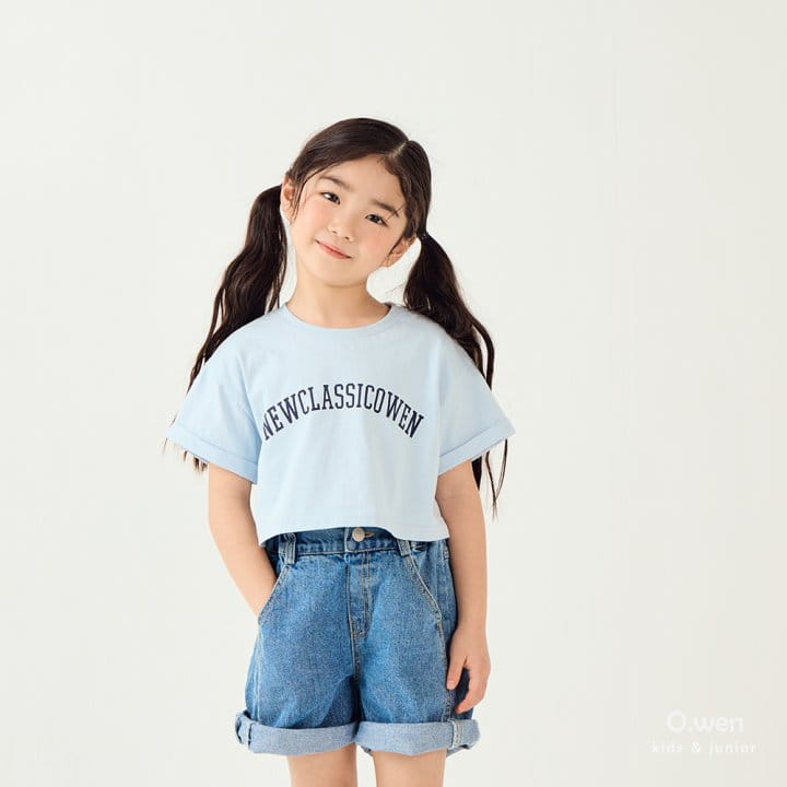 O Wen - Korean Children Fashion - #kidsstore - New Classic Crop Short Sleeve Tee